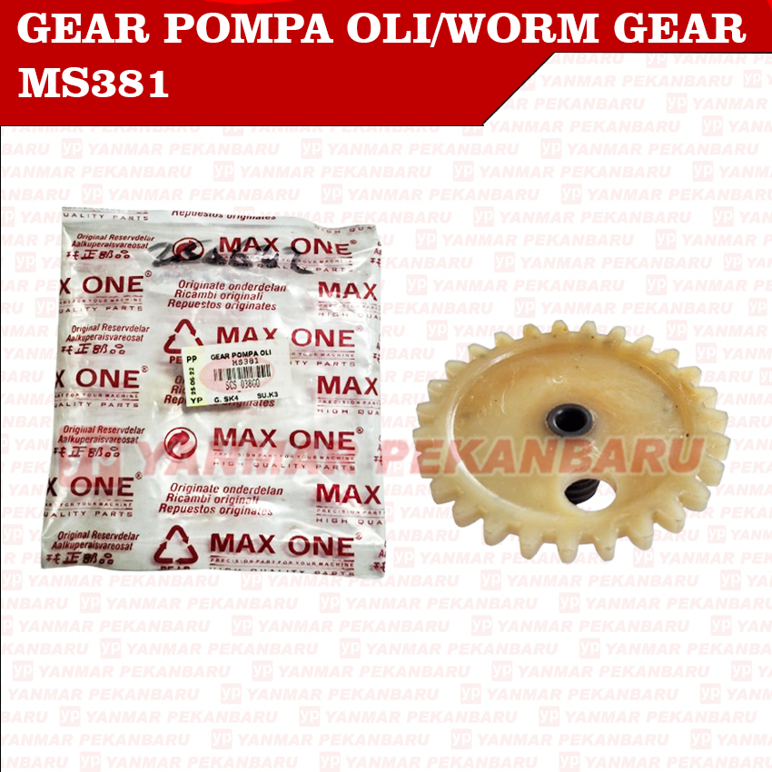 MS381 381 038 Worm gear Gigi pompa oli Chainsaw sinso senso Gergaji STIHL