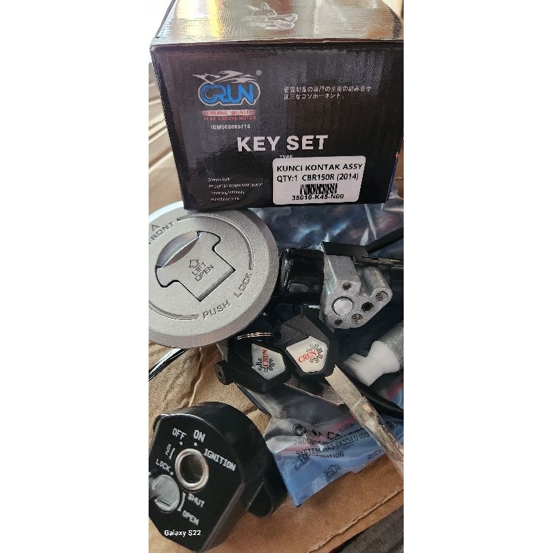 kunci kontak cbr 150 / cbr150 Lokal tahun 2014 2015 K45