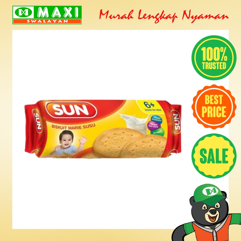 Sun Susu Biskuit Marie 150gr