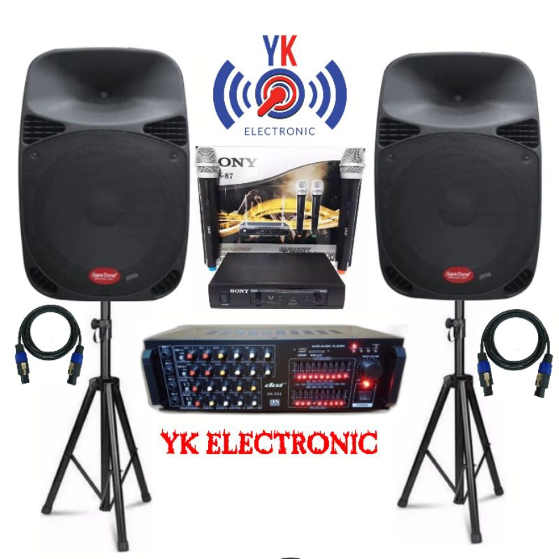 paket sound system 15 inch indoor outdoor speaker baretone original