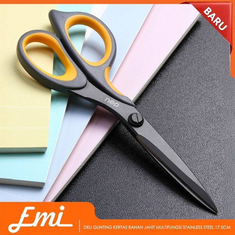 

Deli Gunting Kertas Bahan Jahit Multifungsi Stainless Steel 17.5cm