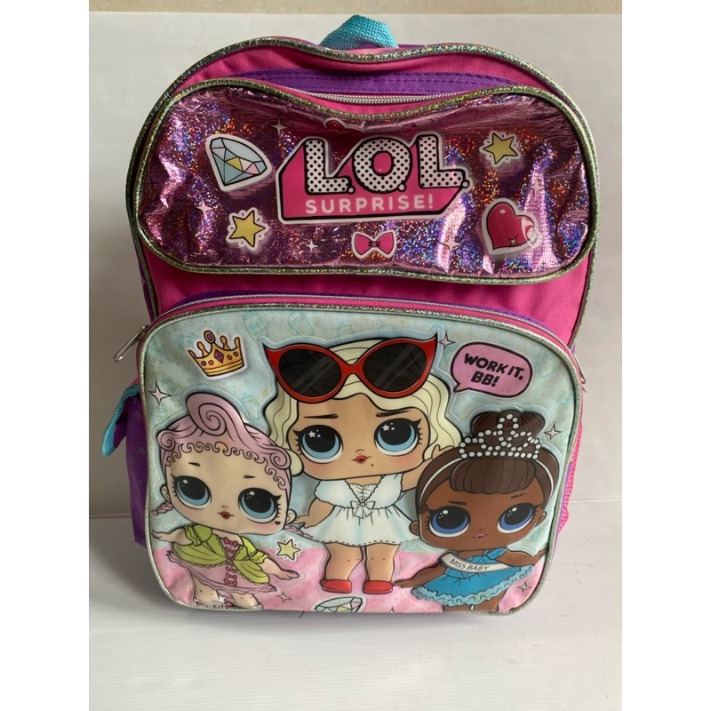 Preloved Tas Trolley Sekolah Anak LOL Gramedia