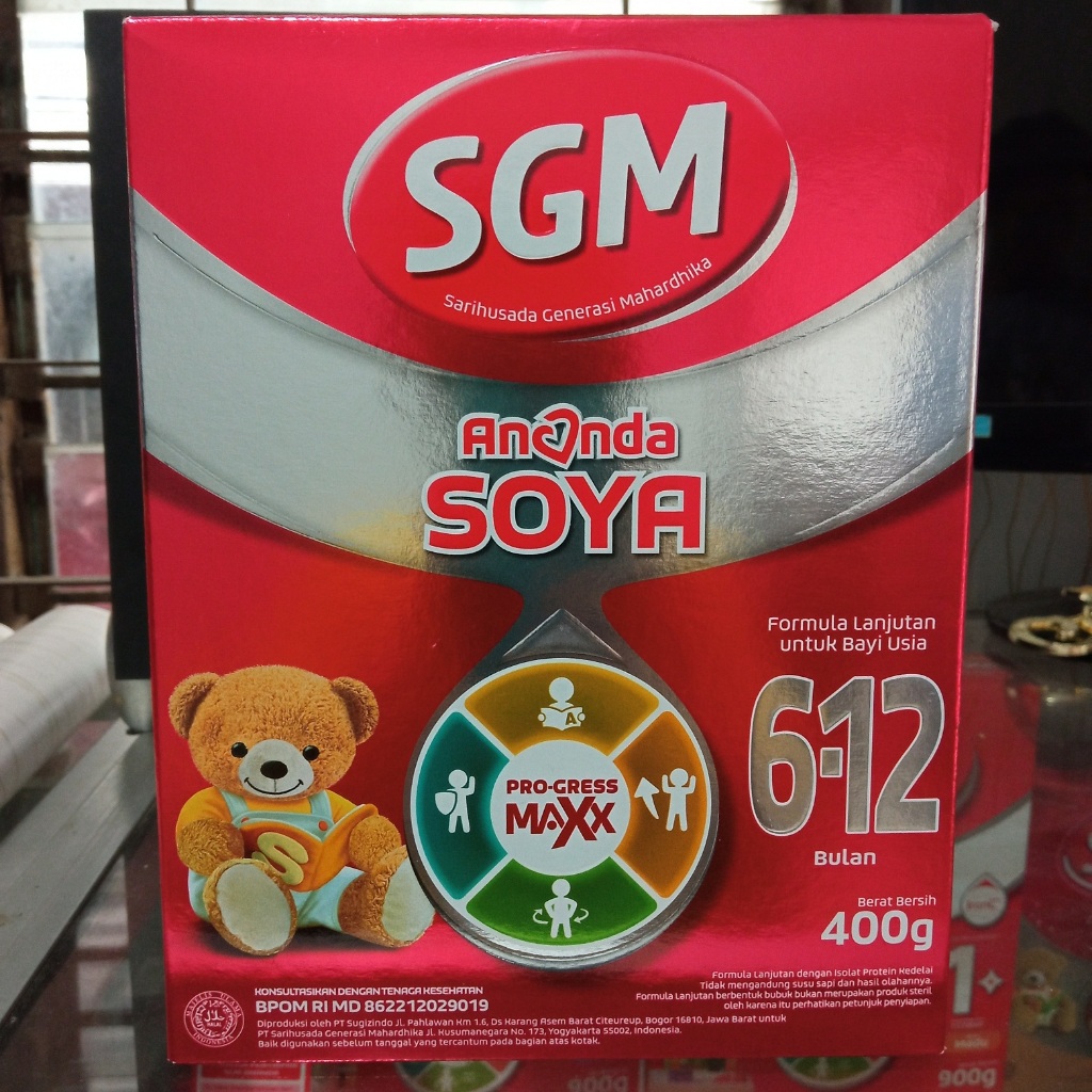 Susu SGM Ananda Isopro Soy /  Soya 6-12 Bulan 400gr