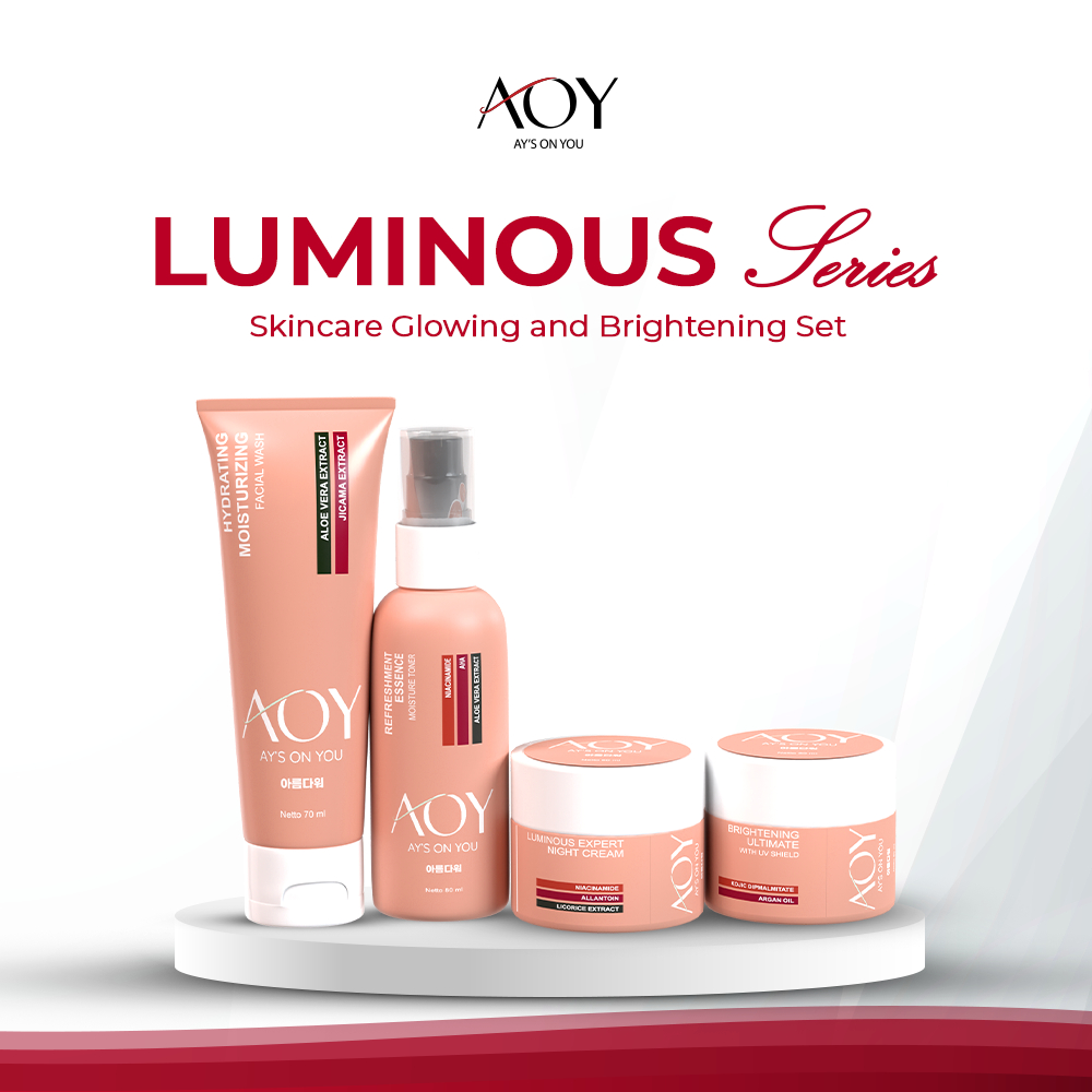 AY'S ON YOU - Luminous Series Skincare Glowing and Brightening Set