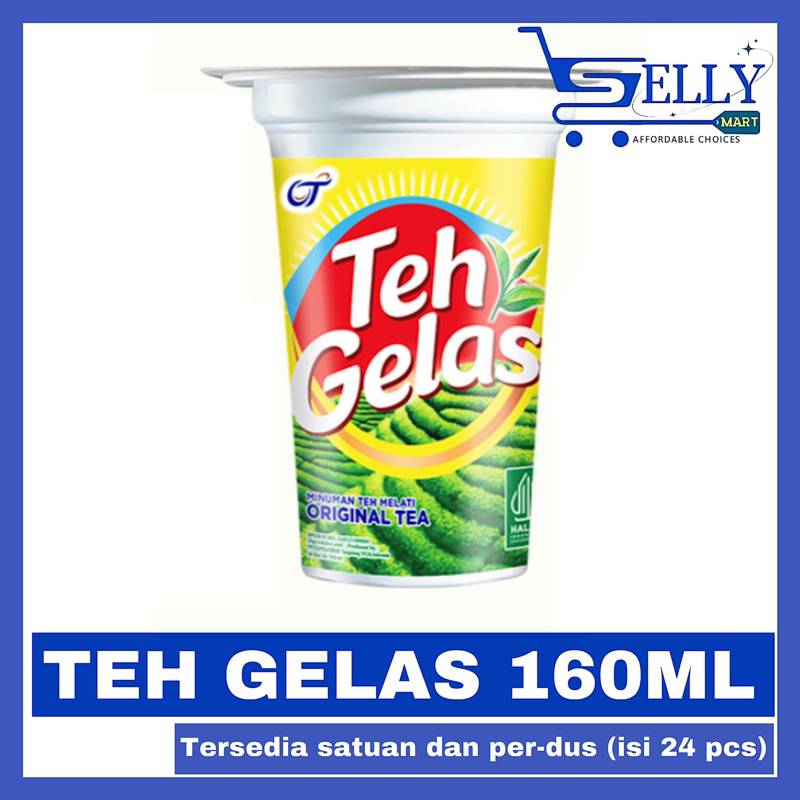 

TEH GELAS 160ML ISI 24 PCS (SATUAN DAN DUS)