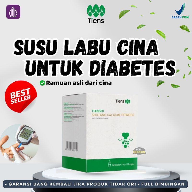 Susu Labu Cina Tiens Diabetes - Tiens Shutang Diabetes - Susu Labu Cina Gula Darah - Obat Diabetes S