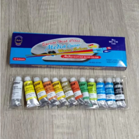 

CAT AIR GUITER 110/ GUITAR WATER COLOR 12 WARNA
