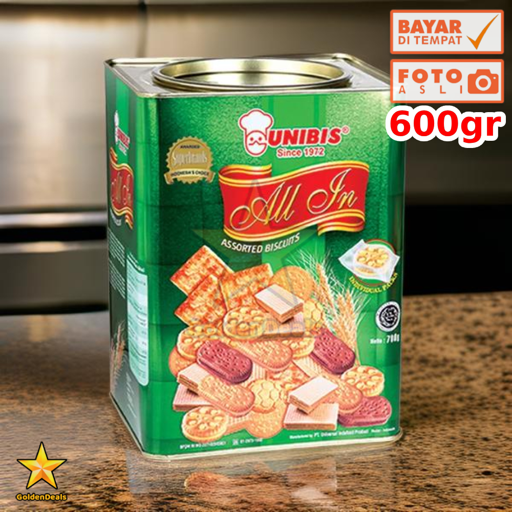 

[600 Gram] UNIBIS Assorted Biscuits All In Segi 600 gr