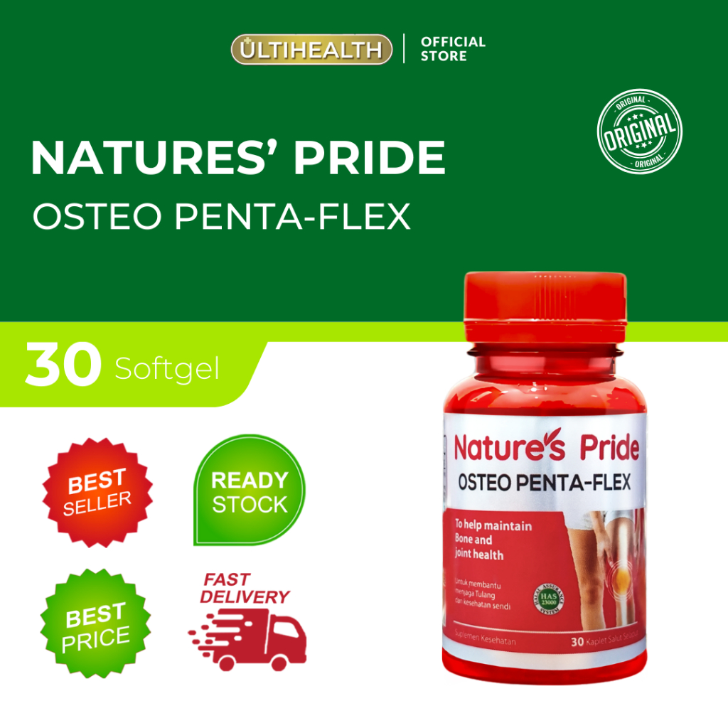 NATURE'S PRIDE Osteo Penta Flex isi 30 Glucosamin HCL 500MG - SUPLEMEN KESEHATAN