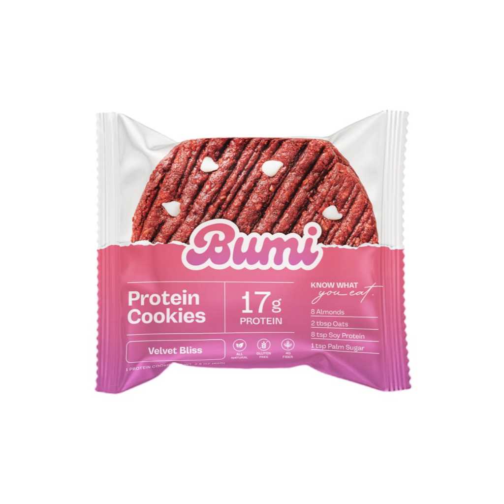 

Love Bumi Velvet Bliss (Red Velvet) High Protein Gluten-Free Cookies