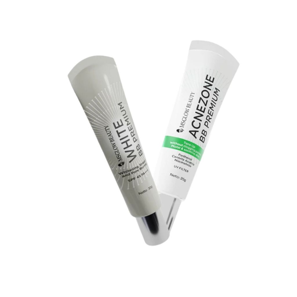 MS GLOW BB CREAM PREMIUM WHITENING DAILY BB CREAM MS GLOW