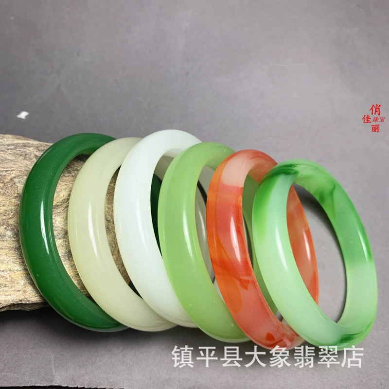 gelang giok natural emerld /gelang giok cina gelang giok batang