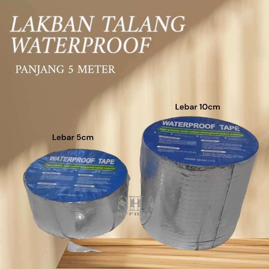 Lakban Pipa Talang Anti Air Isolasi Aluminium Foil Per Roll