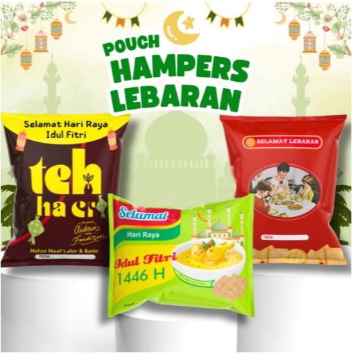 

GIANT POUCH SNACK HAMPERS LEBARAN