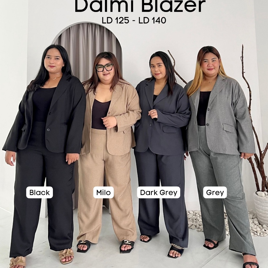 Bonus MOKMOK  DALMI SET  BLAZER JUMBO SIZE JUMBO SIZE SIZE