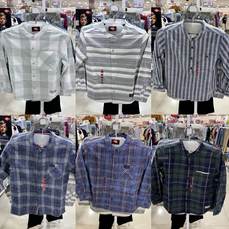 LEE COOPER KIDS - NEW Kemeja Koko Anak Laki-Laki (4-14 Tahun)