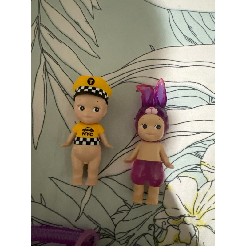 sonny angel yellowcab n grape rabbit