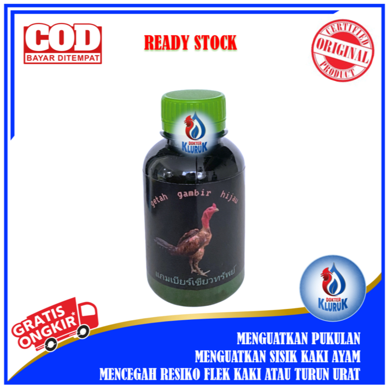 Getah Gambir Hijau Untuk Ayam Aduan