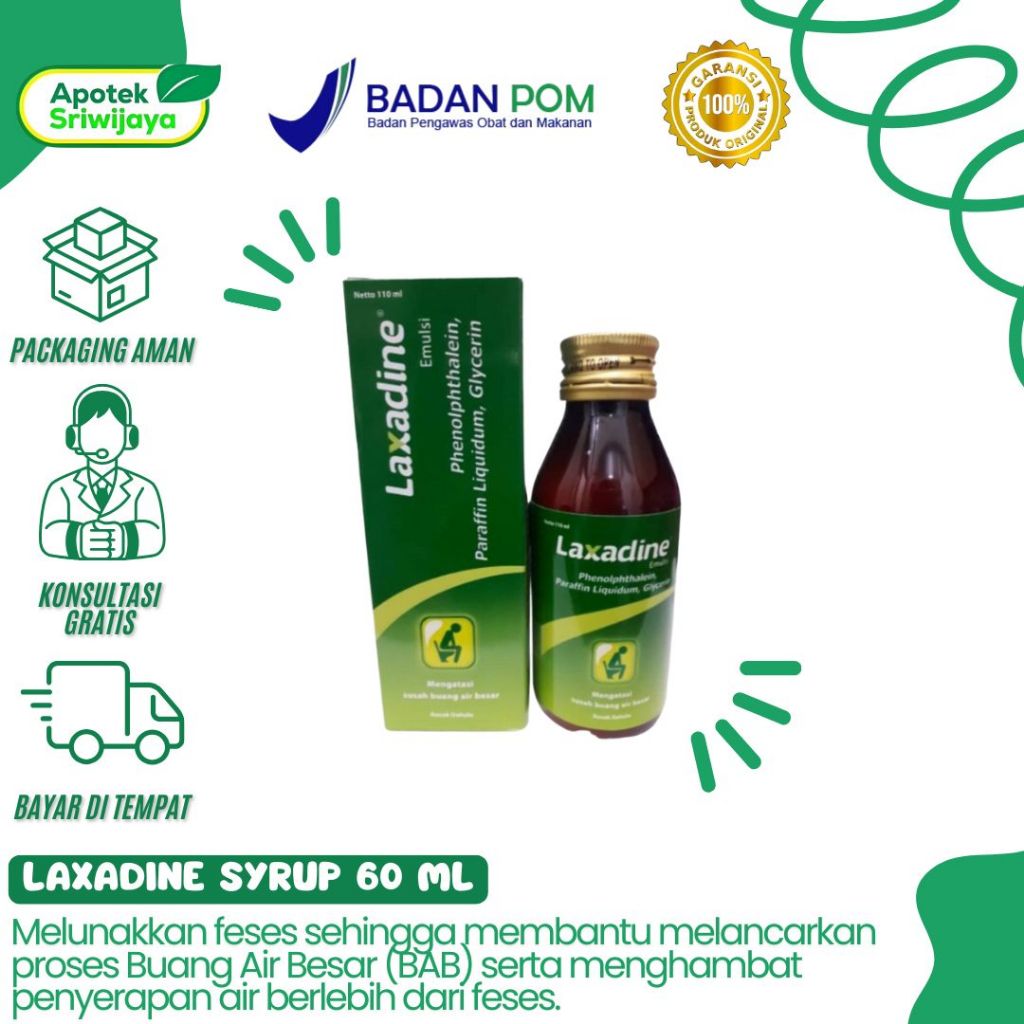 LAXADINE SYRUP 60 ML
