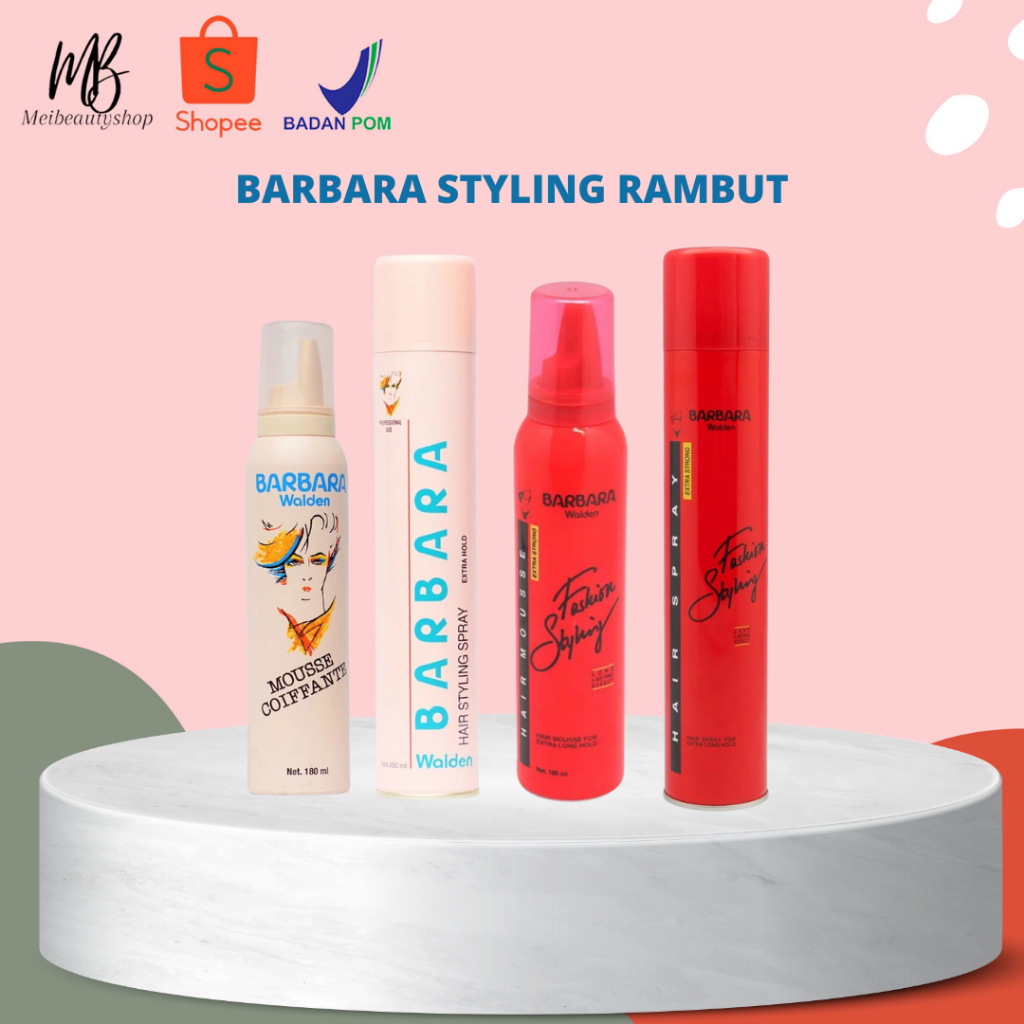BARBARA HAIR FOAM, MOUSSE & SPRAY - Styling Rambut
