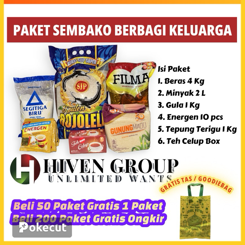 

PAKET SEMBAKO BERBAGI KELUARGA