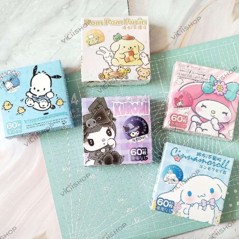 

Stiker Box Karakter Lucu [ Isi 60pcs ]/Mainan Tempel Sticker Anak Anak Cewek Cowok