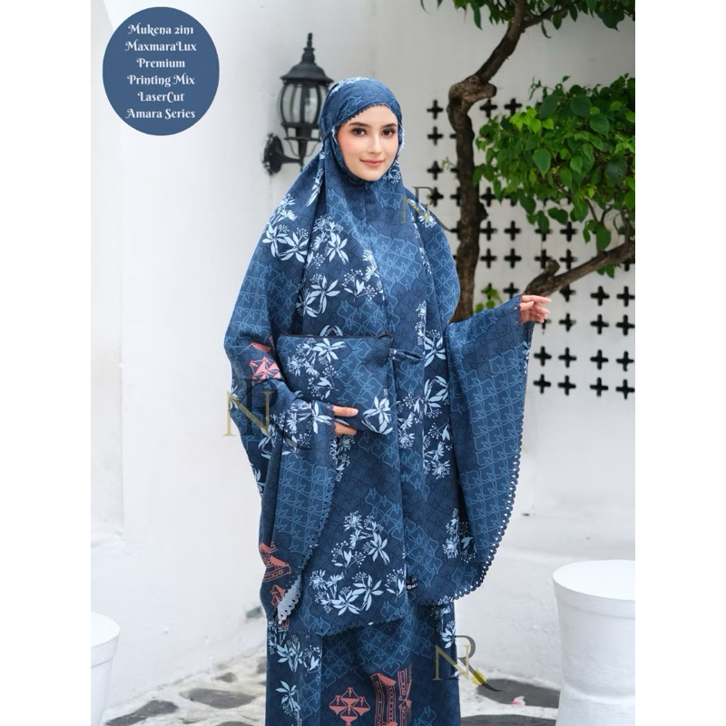 MUKENA SUTRA SILK 2IN1 LASERCUT JUMBO