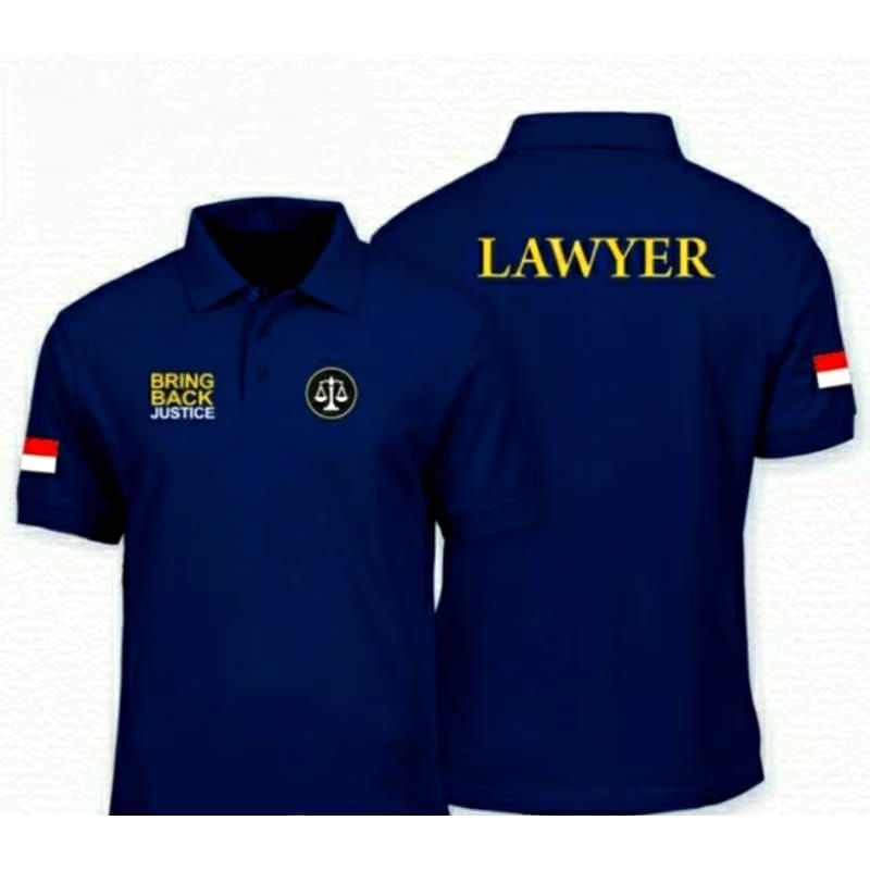 Kaos lawyer baju lawyer seragam lawyer Pdh lawyer kaos kerah lawyer kaos kerja lawyer baju kerja law