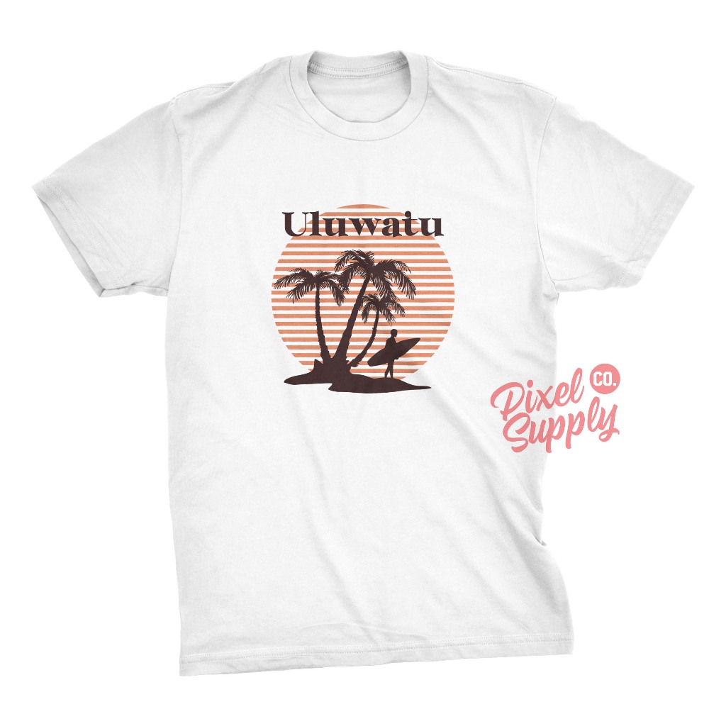 Kaos Summer Kaos Surfing Kaos Pantai Uluwatu Bali - Kaos Distro Original Premium