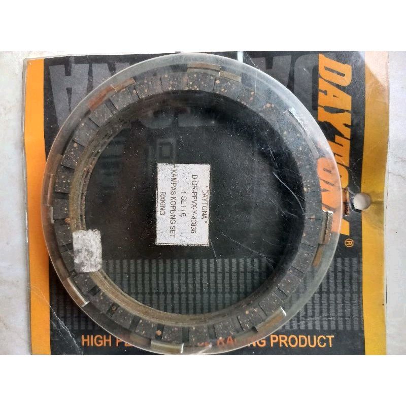 kampas kopling rx king daytona