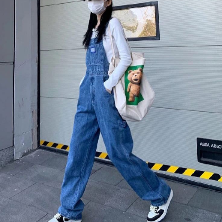 KI3 Baju Kodok Wanita  Flow Jumpsuit Wanita Korean Style Baju Kodok Overall Kekan