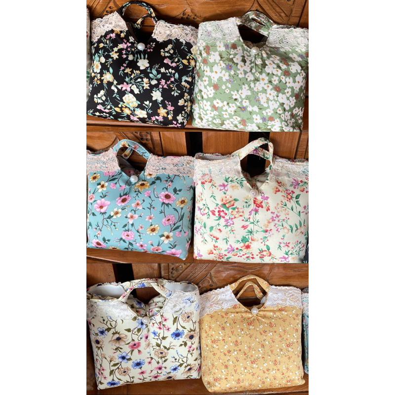 Mukena silk Renda - Mukena Travel Pouch - Nabila Collection