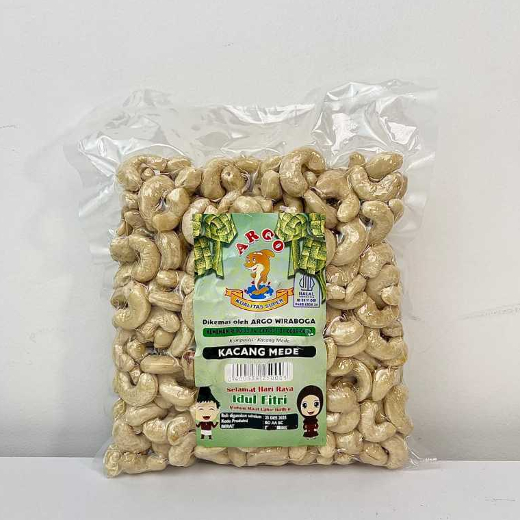 

Argo Kunci Kacang Mete Mede Utuh Mentah Kering 500 Gram Original Renyah