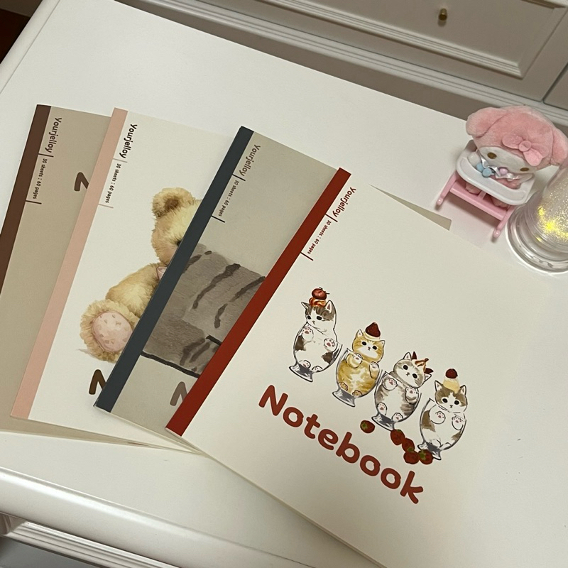 

NOTEBOOK/ BUKU TULIS MURAH 10 PEMBELI PERTAMA DPT FREE MYTERY PACKAGE[coquette,teddy,anjing,kucing,aesthetic,koreanstyle]S