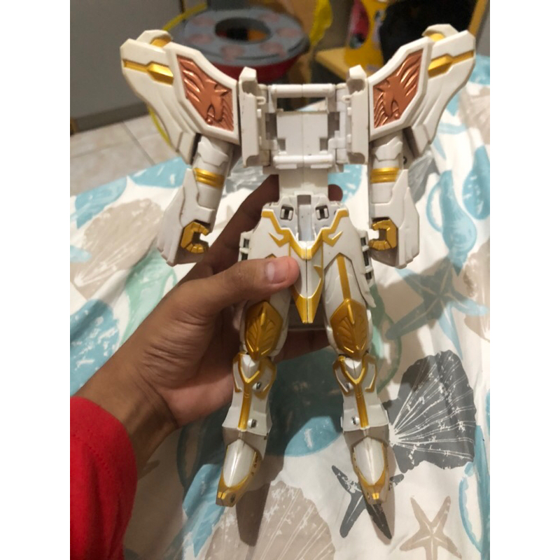 megazord bekas, mystic force putih megazord bekas magiranger