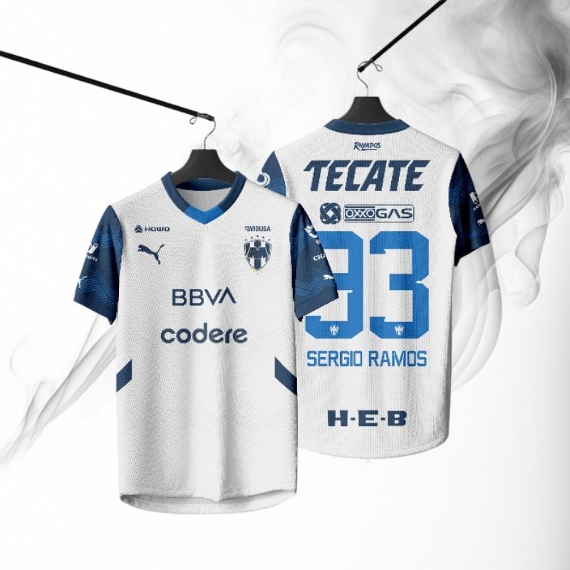 baju Jersey Sergio Ramos Monterrey