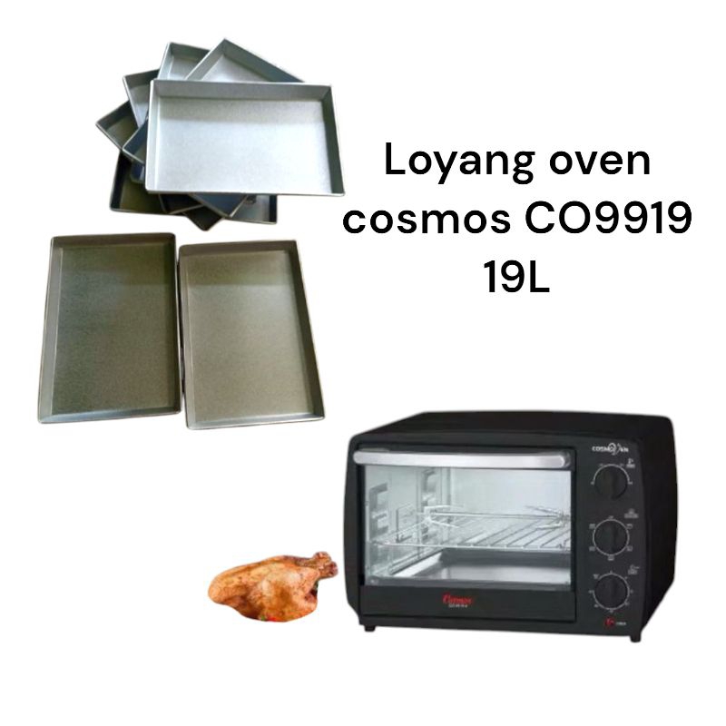 1set isi 2pcs loyang nampan oven cosmos CO991R CO9918R 9919 kapasitas 19liter