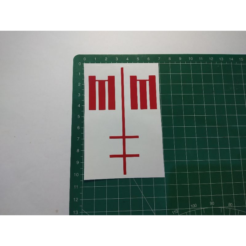 

stiker cutting Marilyn manson