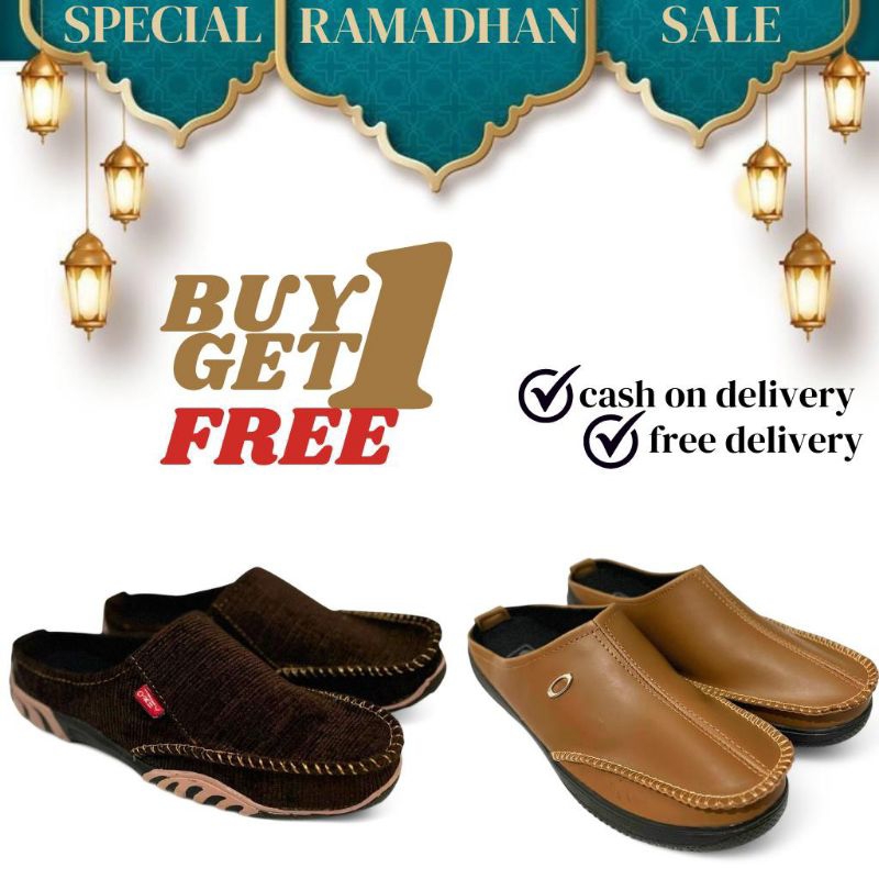 OGGE Sandal Selop Pria Rajut Sandal Selop Kulit Sintetis Selop Sepatu Pria Original 100% by OGGE STO