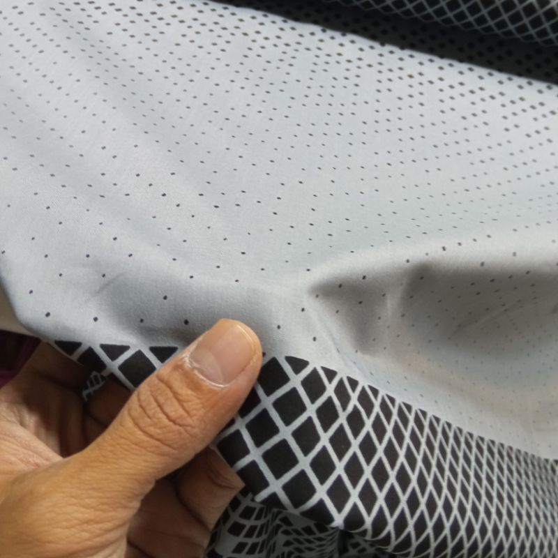 KAIN KATUN NAPOLI ITALY PRINTING ABSTRAK