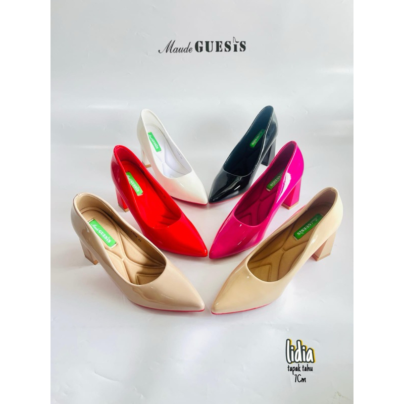 MAUDE GUESIS LIDIA TAPAK TAHU 7Cm GLOSSY