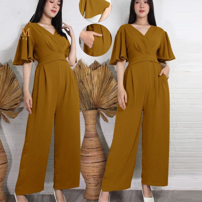 Top JUMPSUIT CRINKLE PANJANG  JUMPSUIT JUMBO  JUMPSUIT WANITA IMPORT 11  SDSCLOTHING