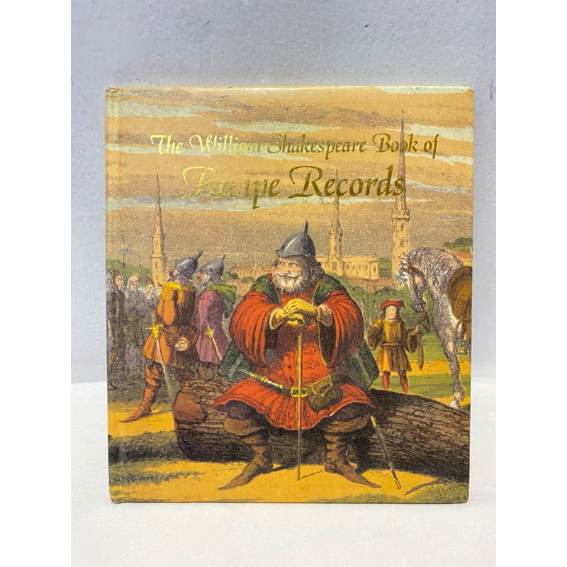 

[Stationery] Buku Tulis Resep Unik Vintage RARE - Padded Hardcover - The William Shakespeare Book of Recipe Records