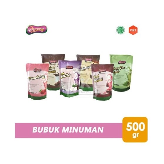 

Minuman Bubuk Jowny 500 gr Aneka Rasa dengan Kekinian Fresh cocok untuk campurn minuman