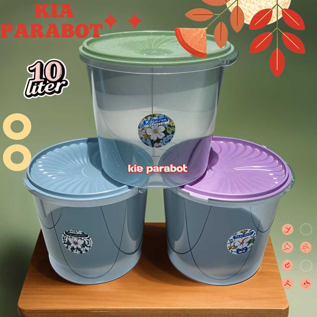 toples plastik/toples kerupuk 10 liter