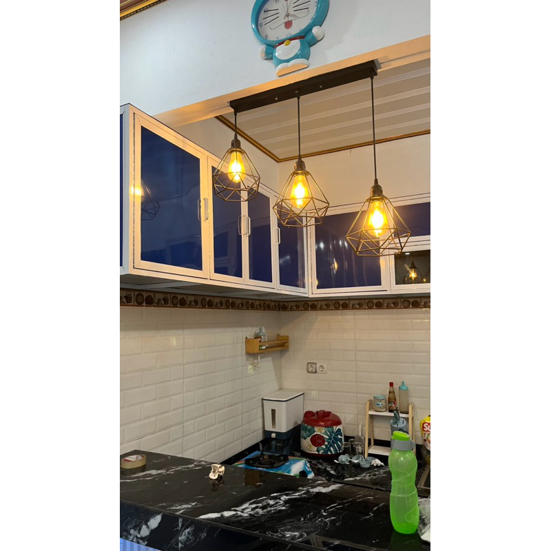handle Kitchen set Kabinet Alumunium ACP framles