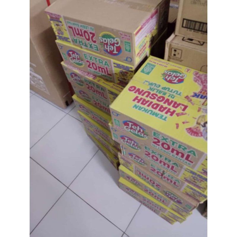 

Teh Gelas Mendadak sultan, Teh Gelas ( 1 Dus =24 pcs )