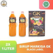 

sirup buah markisa asli sirup Gk blak lebel 2x1000 ml