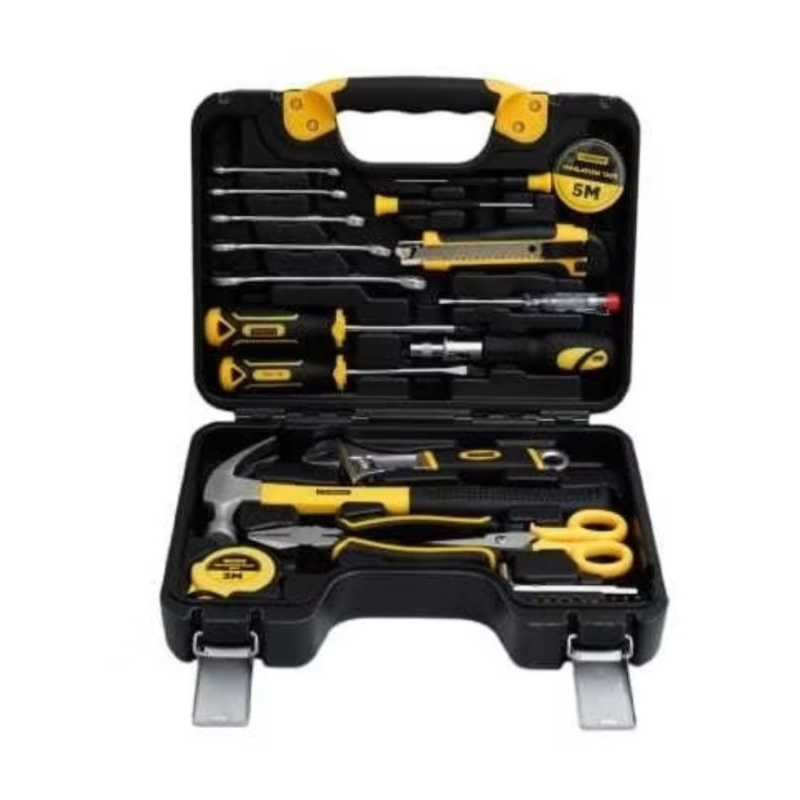 Set Tool Kit tool box Krisbow Set 33pcs Perkakas Mekanik dengan kotak penyimpanan