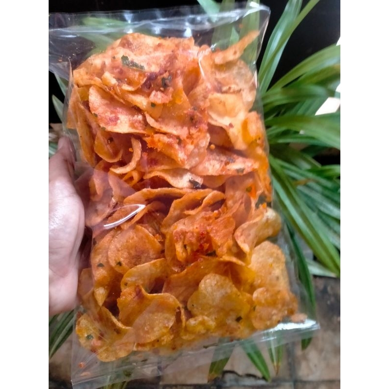 

keripik kentang pedas dan original 250gram